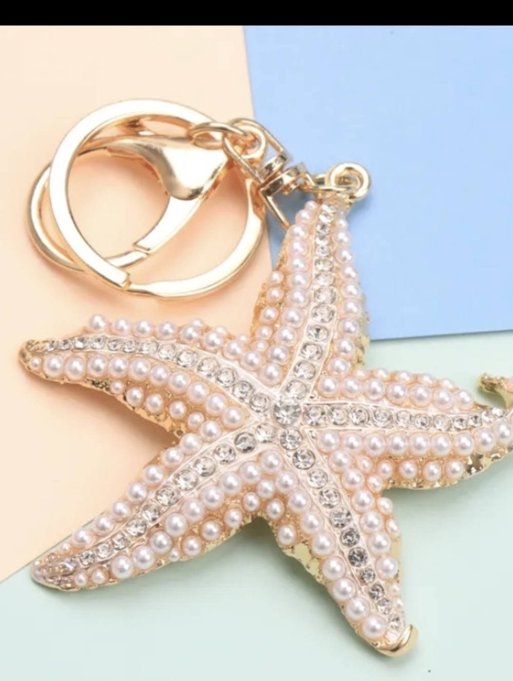 Starfish Bag Charm/ Keychain NEW - Picture 4 of 12